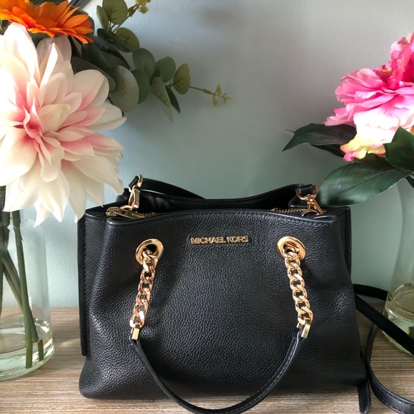 Michael Kors Teagen small blk messenger bag NWOT - Picture 2 of 13